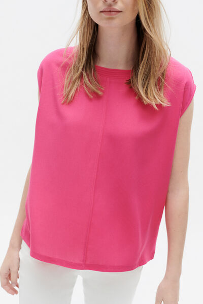 t-shirt osiris b rose fushia femme