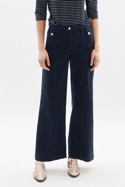 Pantalon Pietro bleu marine femme