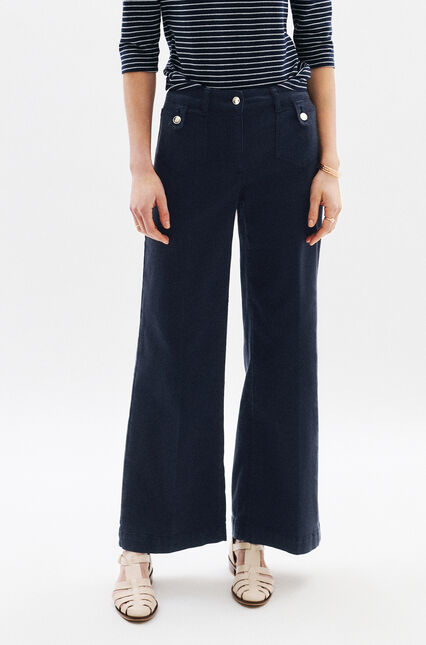 Pantalón Pietro azul marino mujer
