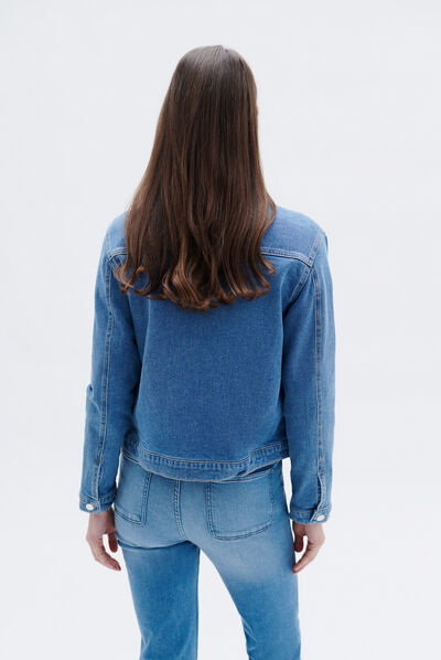 Veste lucy denim stone femme