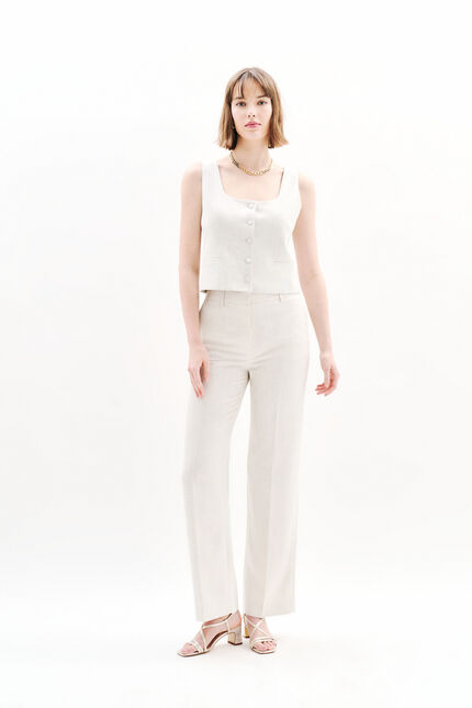 Pantalon Pvolare sable femme