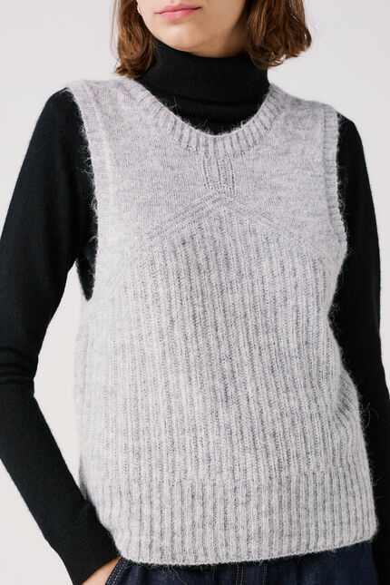 Maglione mphil grigio chiaro donna