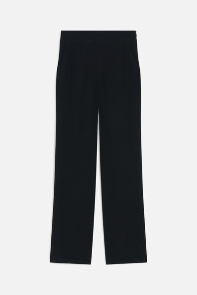 Pantalón Pleo negro mujer