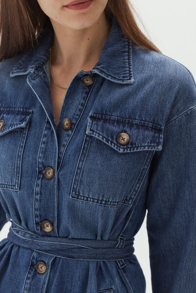 robe faustine denim stone femme