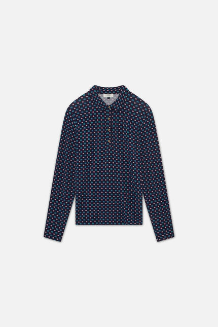 T-shirt Tirissa bleu marine femme