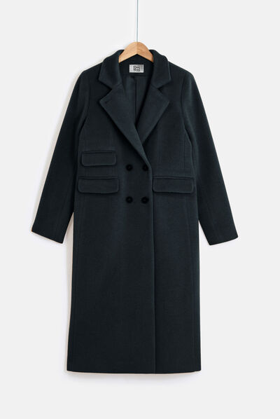 Manteau numero3 c1 vert fonce femme
