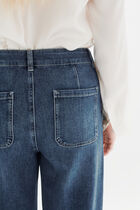 Pesuvio trousers stone denim woman