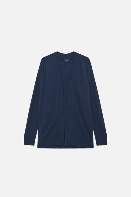Gilet mgary bleu marine femme