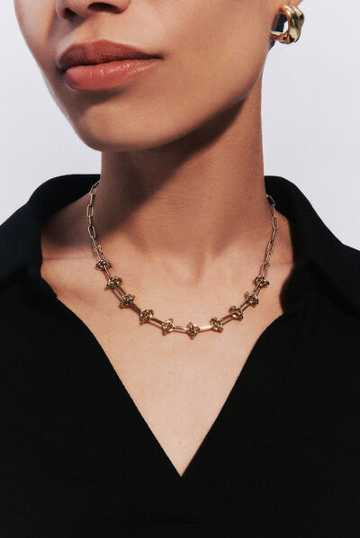 collier mila couleur or femme