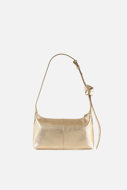 Sac Soa en cuir naturel couleur or femme