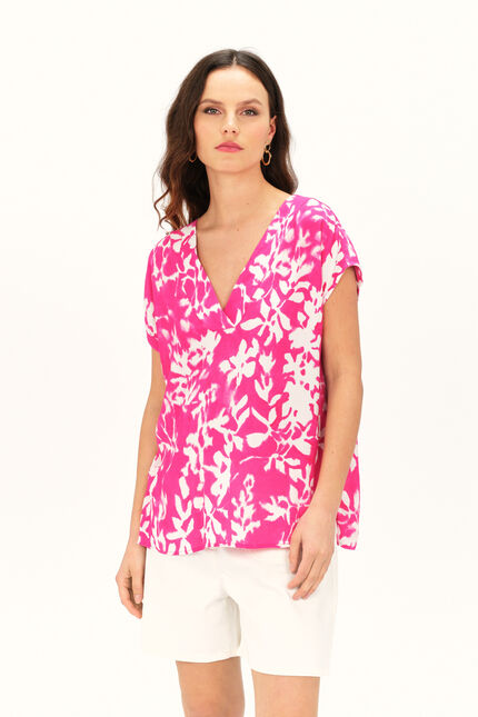 Blouse cilona rose femme