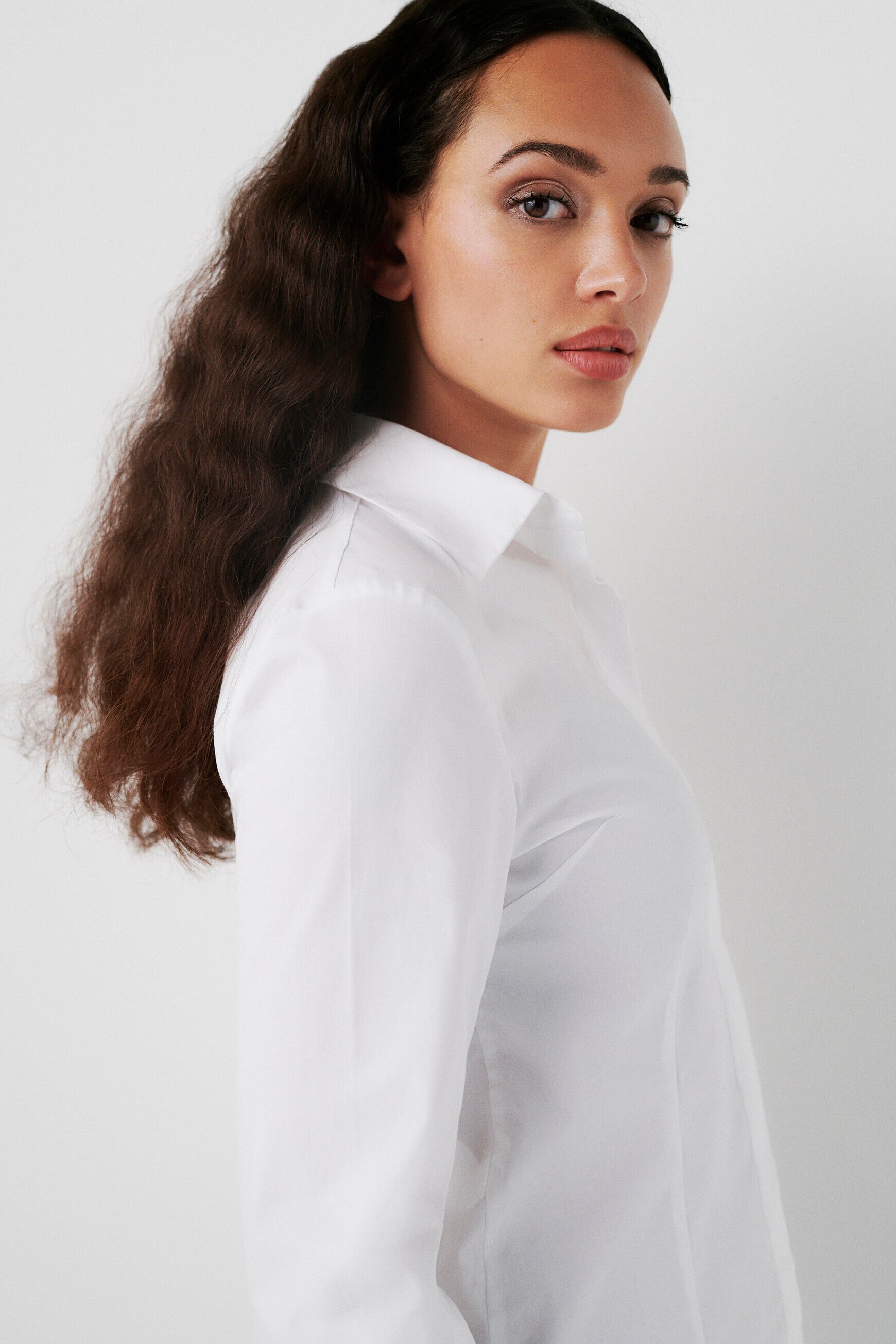 Chemise csensuel blanc femme