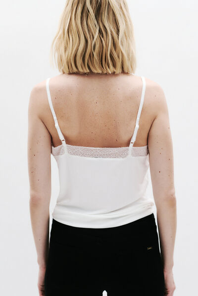 caraco clea ecru femme