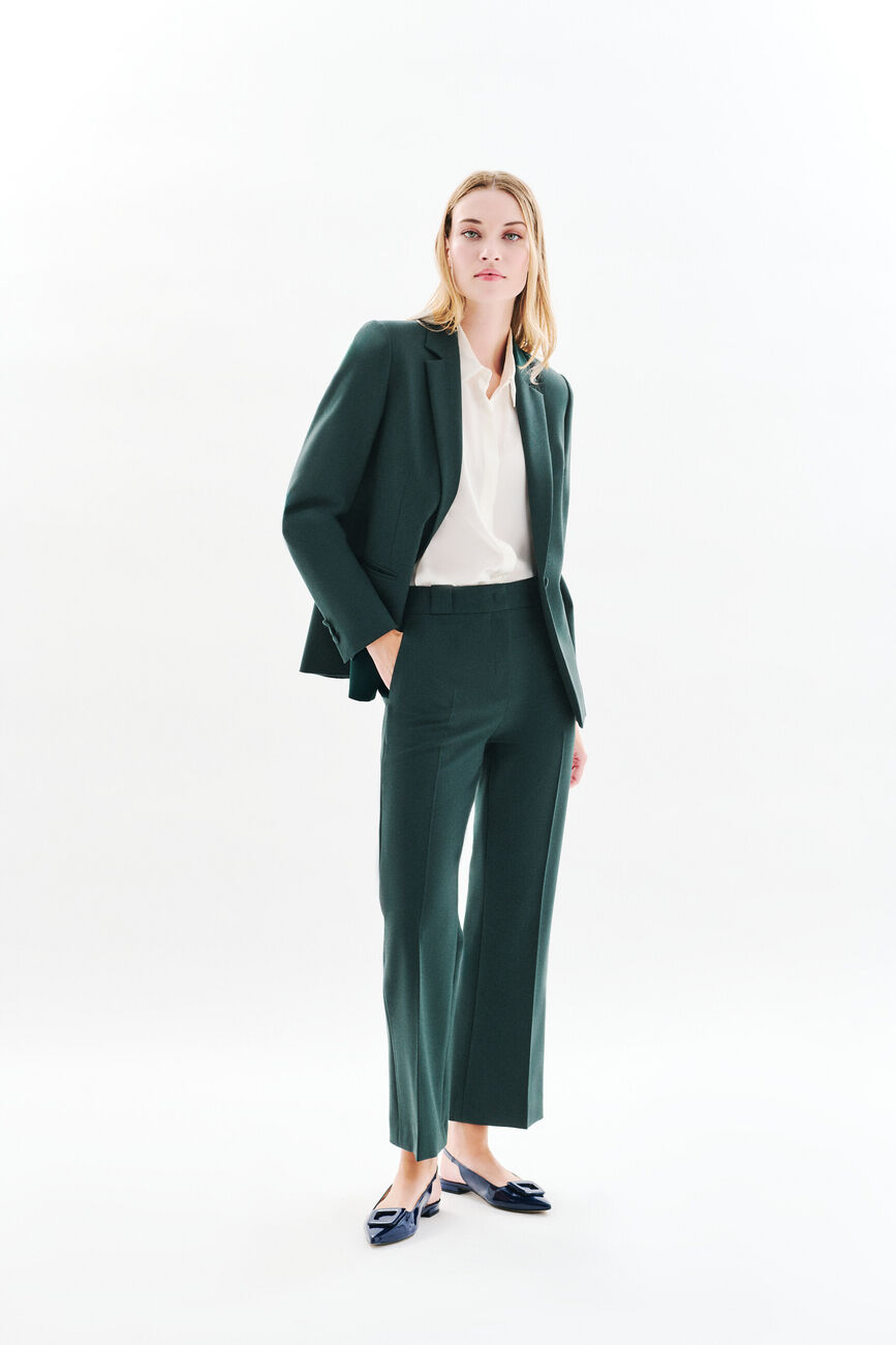 Jacke Vanteane vert foncé damen