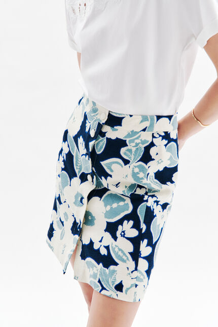 Jupe Jokan bleu clair femme