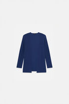 Minorque sweater navy blue woman