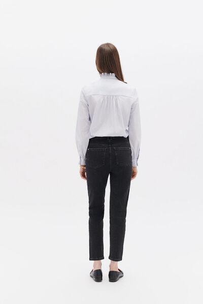 Broek Plenny donkergrijs vrouw
