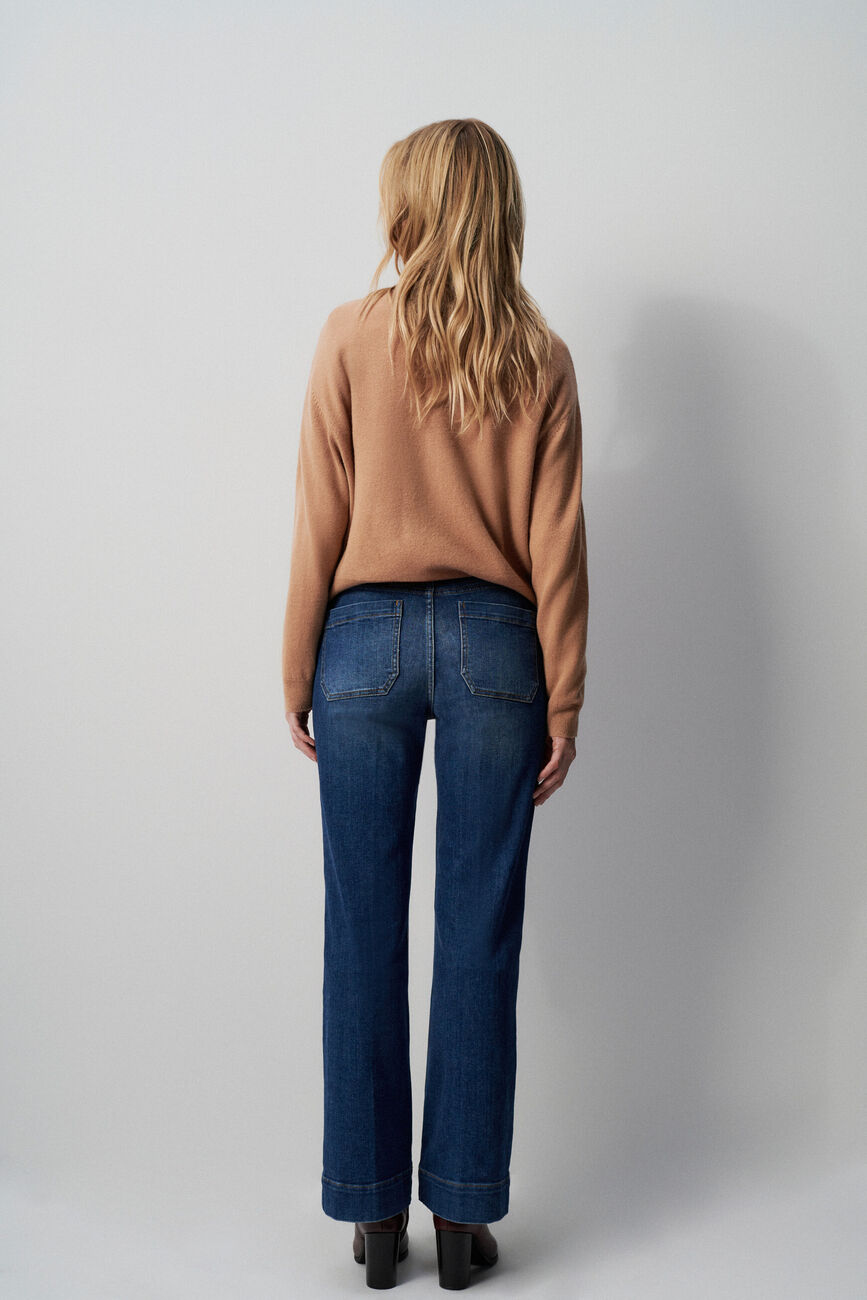 milou 100% wool cardigan camel woman