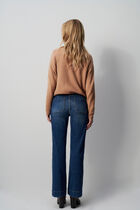 milou 100% wool cardigan camel woman