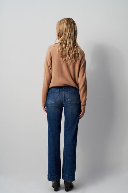 milou 100% wool cardigan camel woman