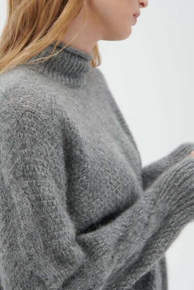 Pull biancalu gris fonce femme