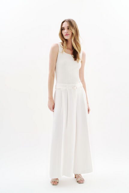 Top Mclaudia ecru femme