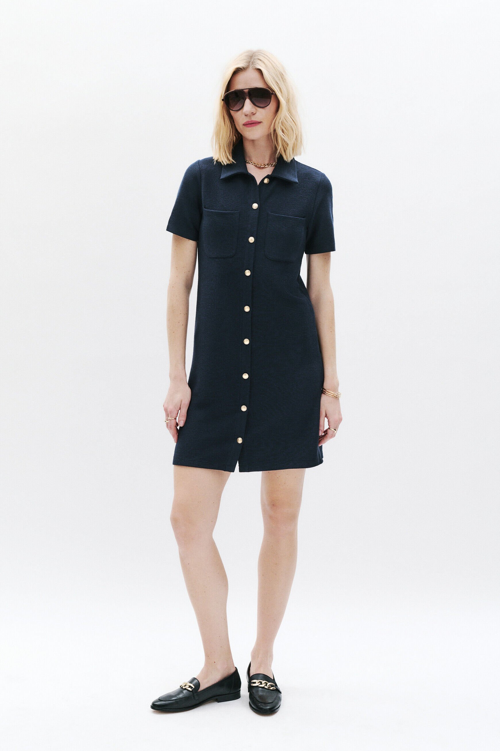 Robe Robias bleu marine femme