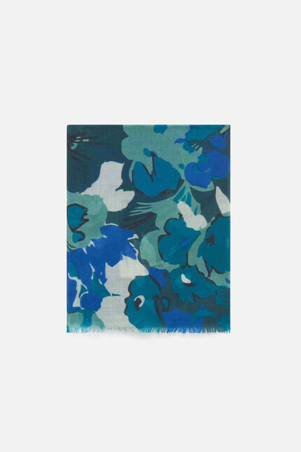 Foulard lola bleu canard femme