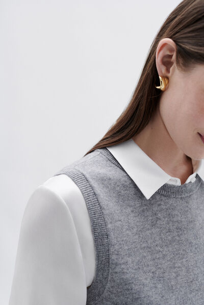 pull ilona gris clair femme