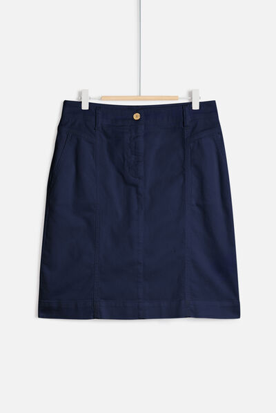 Jupe lazuna b bleu marine femme