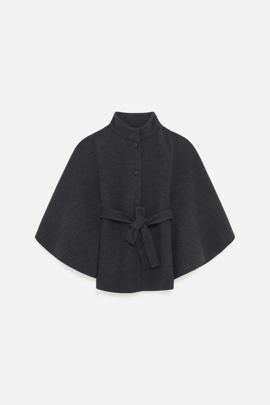 Poncho Hacaro grau damen