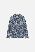 Lovely shirt navy blue woman