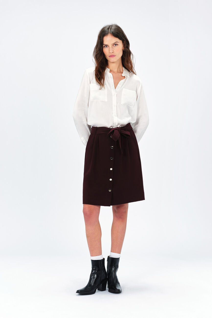 Jupe jema prune femme