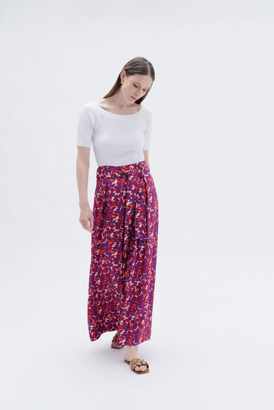 Pantaloni fabrice rosso donna