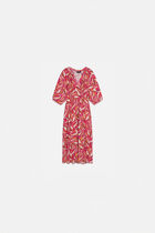 ribye dress bright pink woman