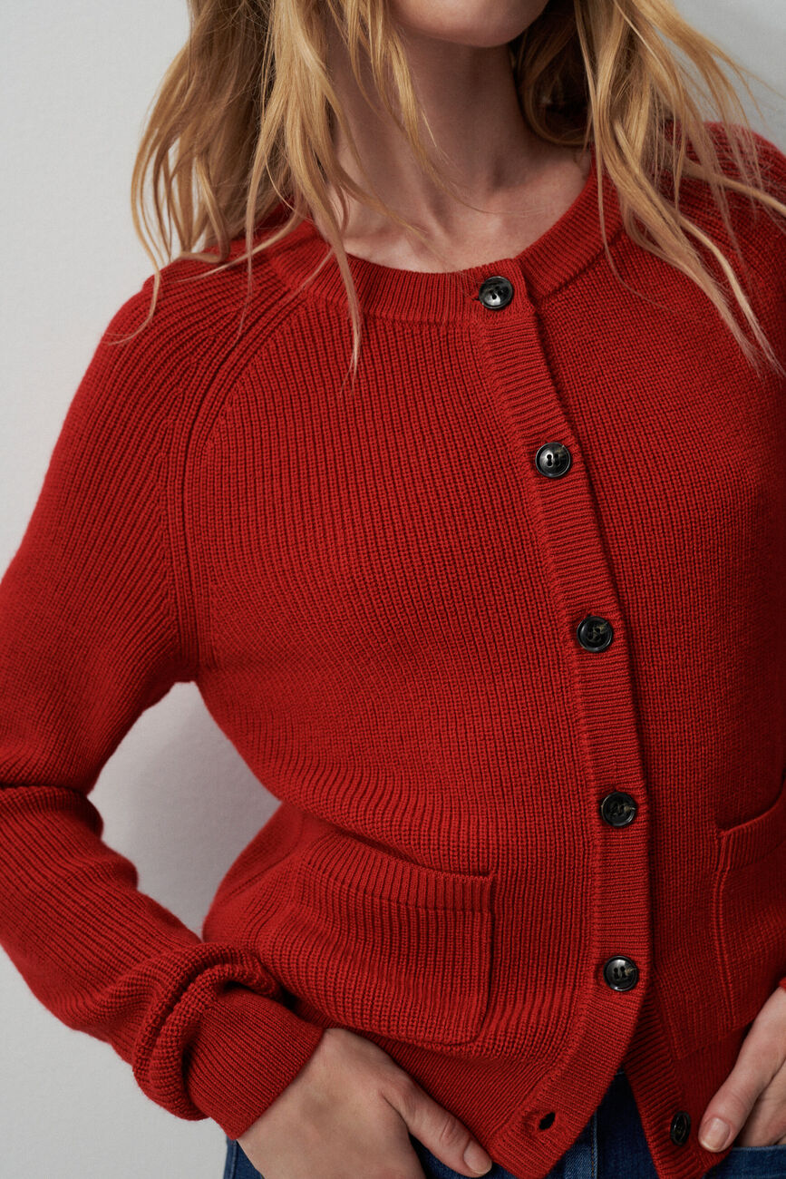mjosephine sweater red woman