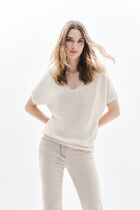 Sweater Milanel2 ecru woman