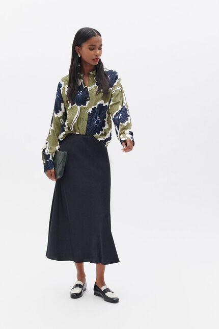 Rok Jalentina marineblauw vrouw