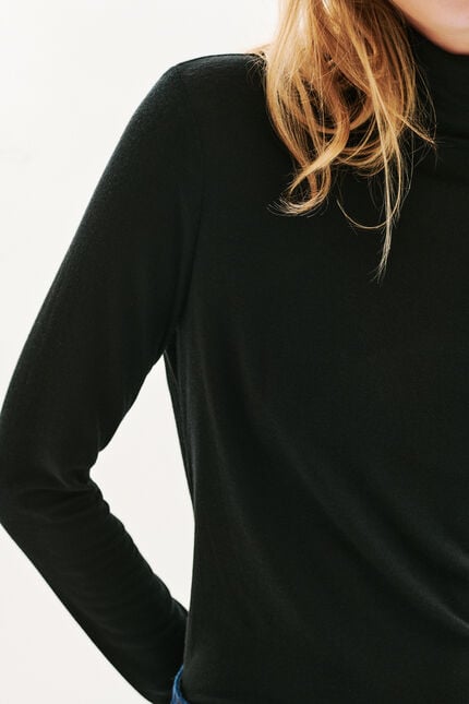 T-shirt Tlili noir femme