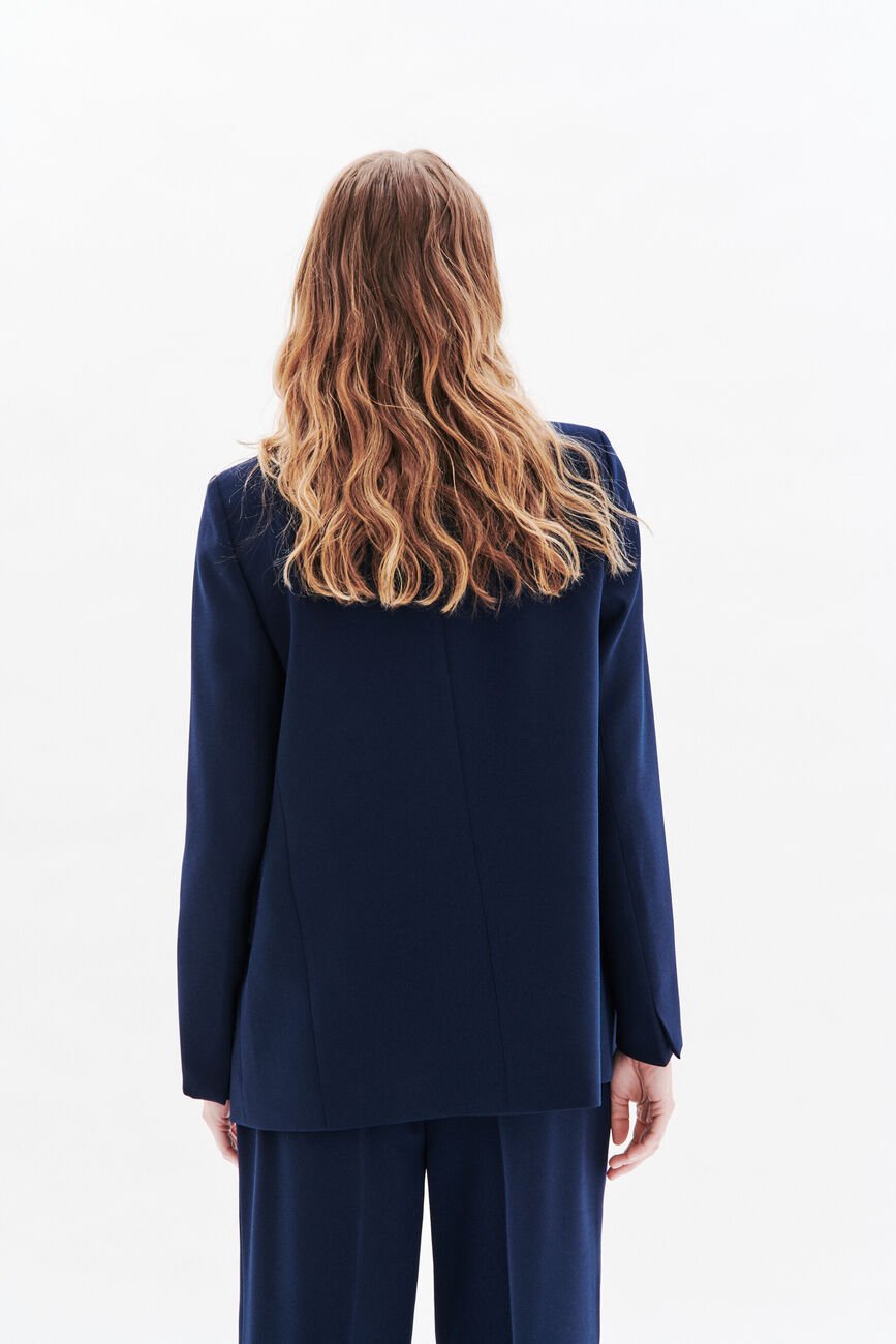 Veste Vermeille bleu marine femme