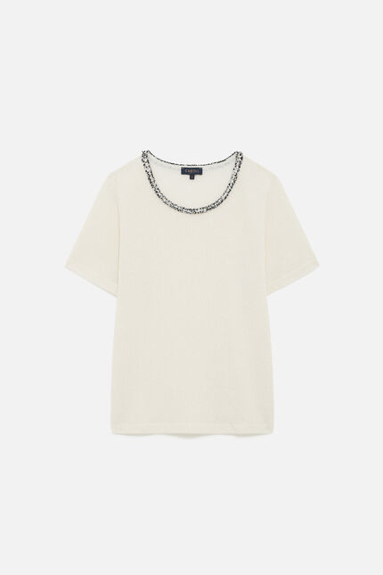 T-shirt tavril ecru femme