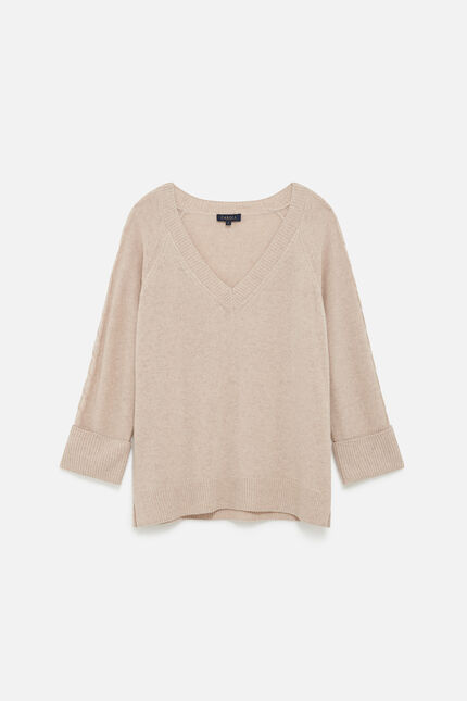 maglione mjade beige donna