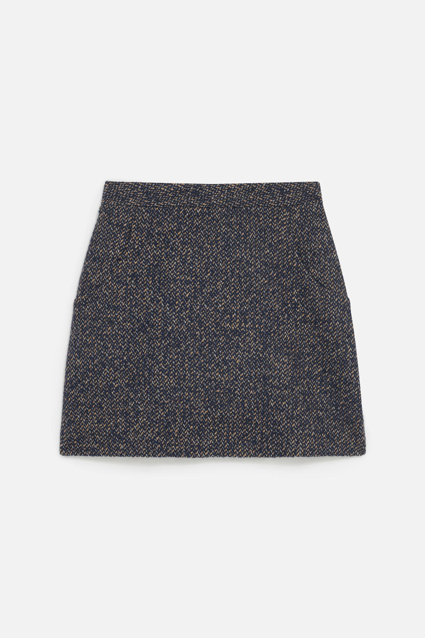 Apoline skirt navy blue woman