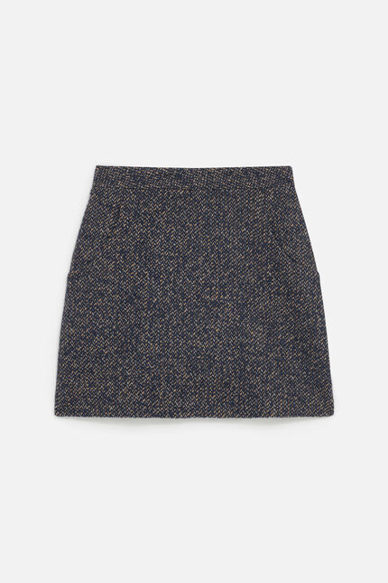 Rok Apoline marineblauw vrouw