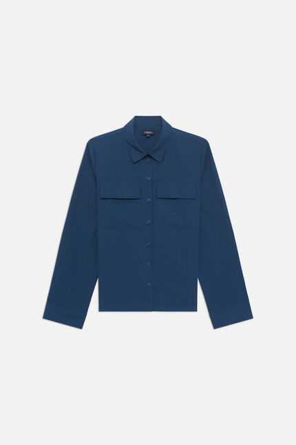 Cassy overhemd blauw vrouw