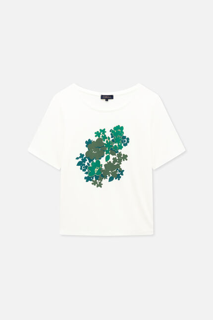 Camiseta Tdalia verde caqui mujer