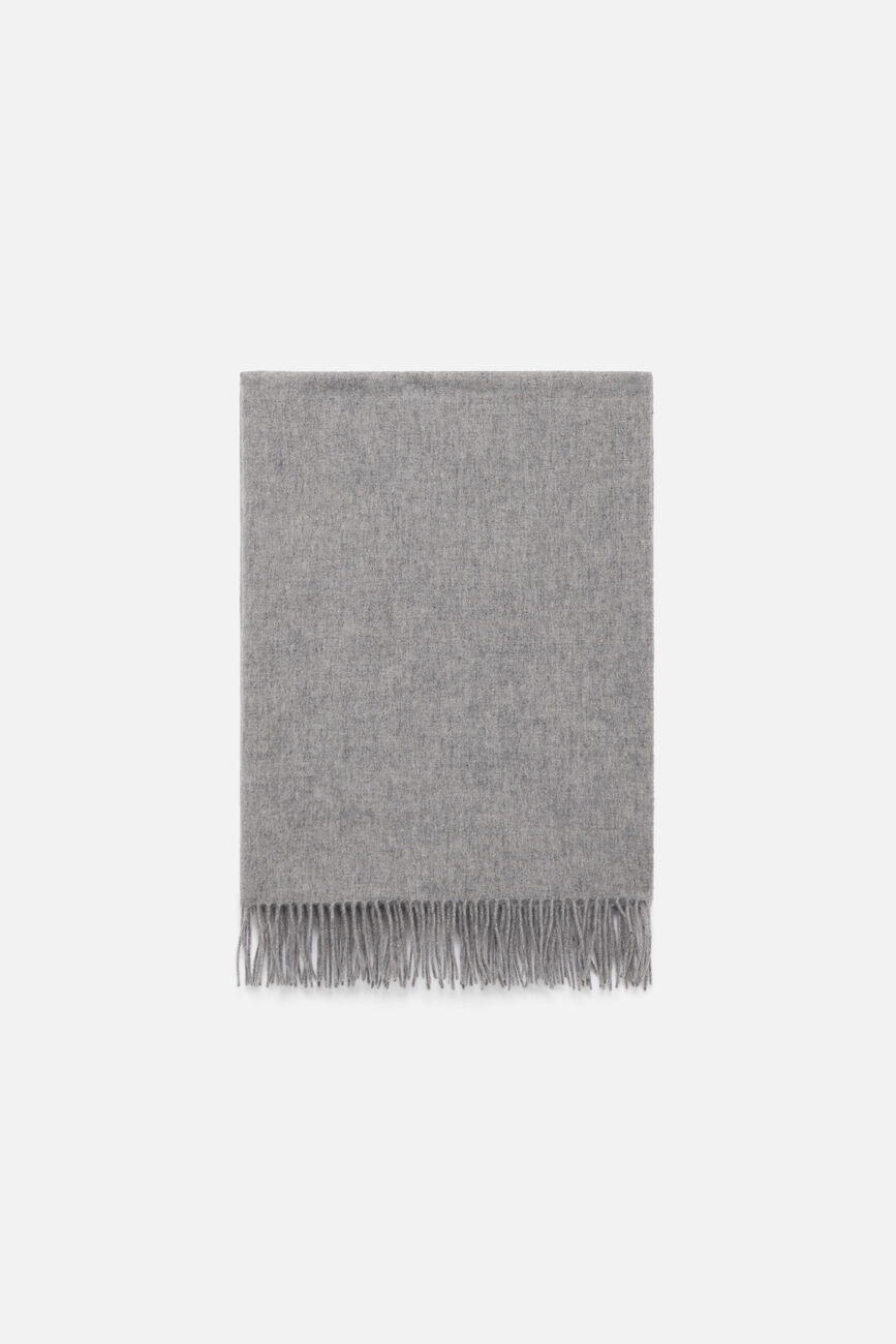 100% Wool RWS Scarf marie light grey woman