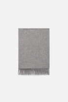 100% Wool RWS Scarf marie light grey woman