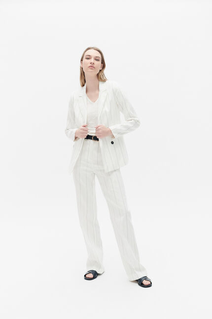 Blazer sandra ecru femme
