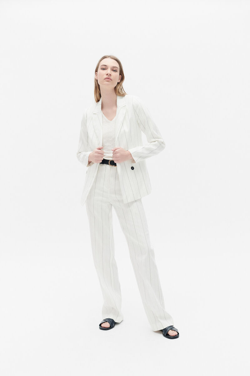 blazer sandra ecru femme Blazer sandra ecru femme